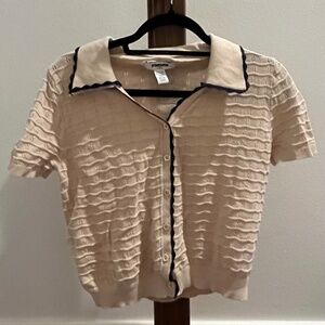 Flower button up Girls shirt